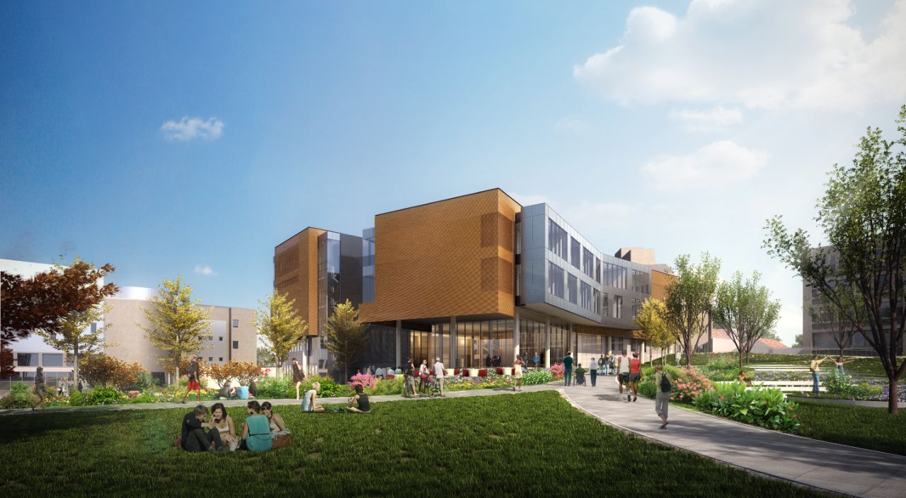 Exterior of the Health Innovation Center